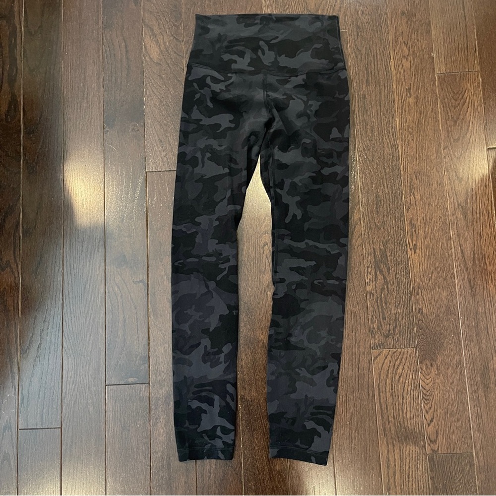 Lululemon Align Leggings 25” Incognito Multi Camo Grey Size 4